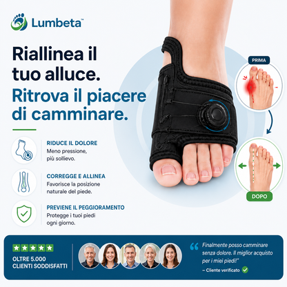 Correttore Regolabile per Alluce Valgo